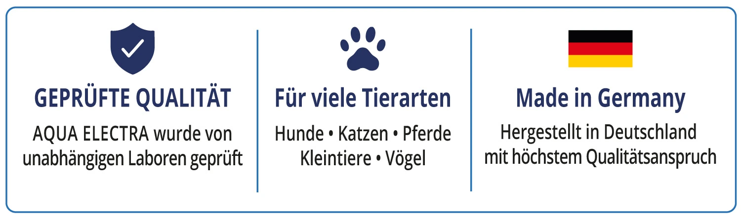 Geprüfte Qualität, für viele Tierarten und Made in Germany